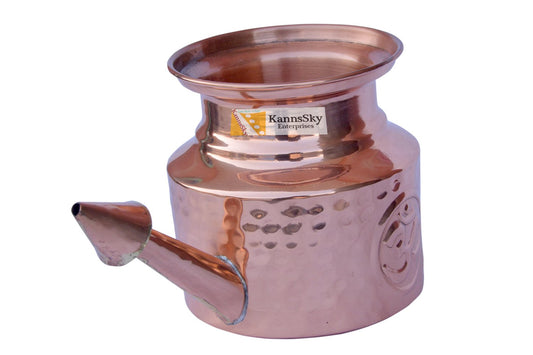 Kannssky Copper Jala Neti Pot for Nasal Wash | Grab2Buy