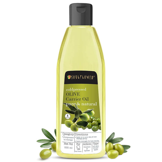 Soulflower Pure & Natural Coldpressed Olive Carrier Oil - Grab2buy
