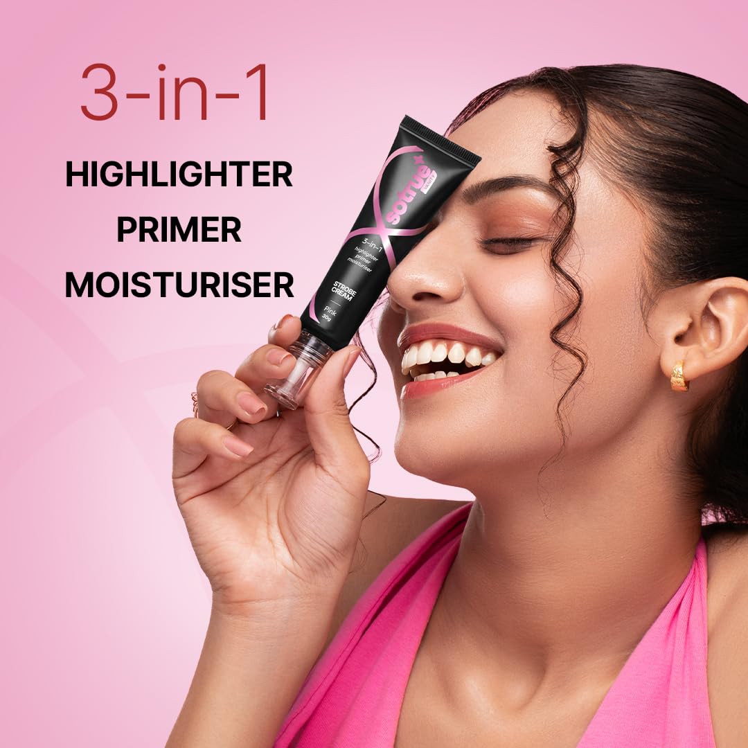 Sotrue Strobe Illuminating Cream + Moisturizer With Hyaluronic Acid - Pink 