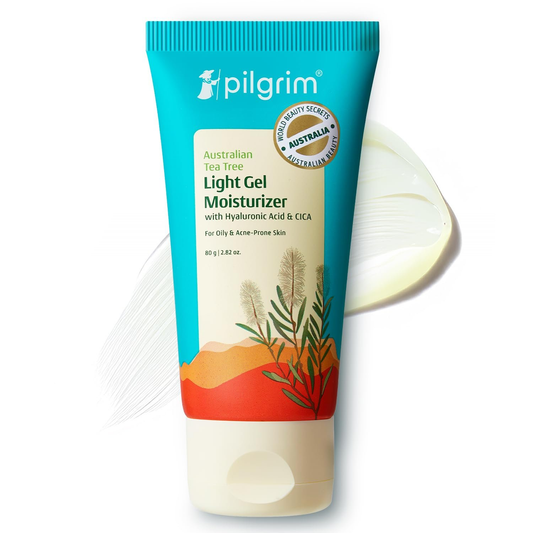 Pilgrim Australian Tea Tree Oil Free Face Moisturizer For Oily & Acne Prone Skin With Hyaluronic Acid & CICA 