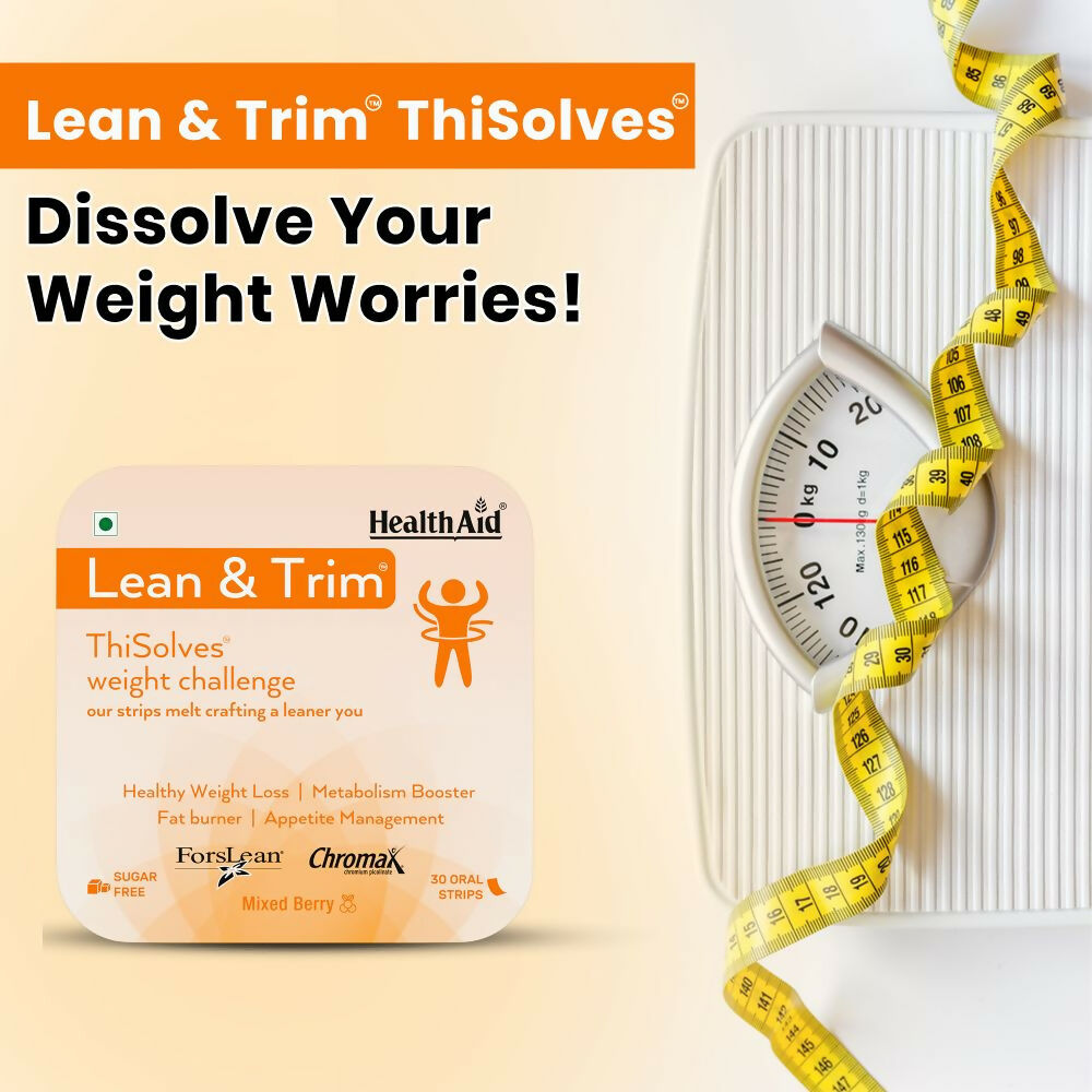 HealthAid Lean & Tirm ThiSolves Oral Strips - Grab2buy