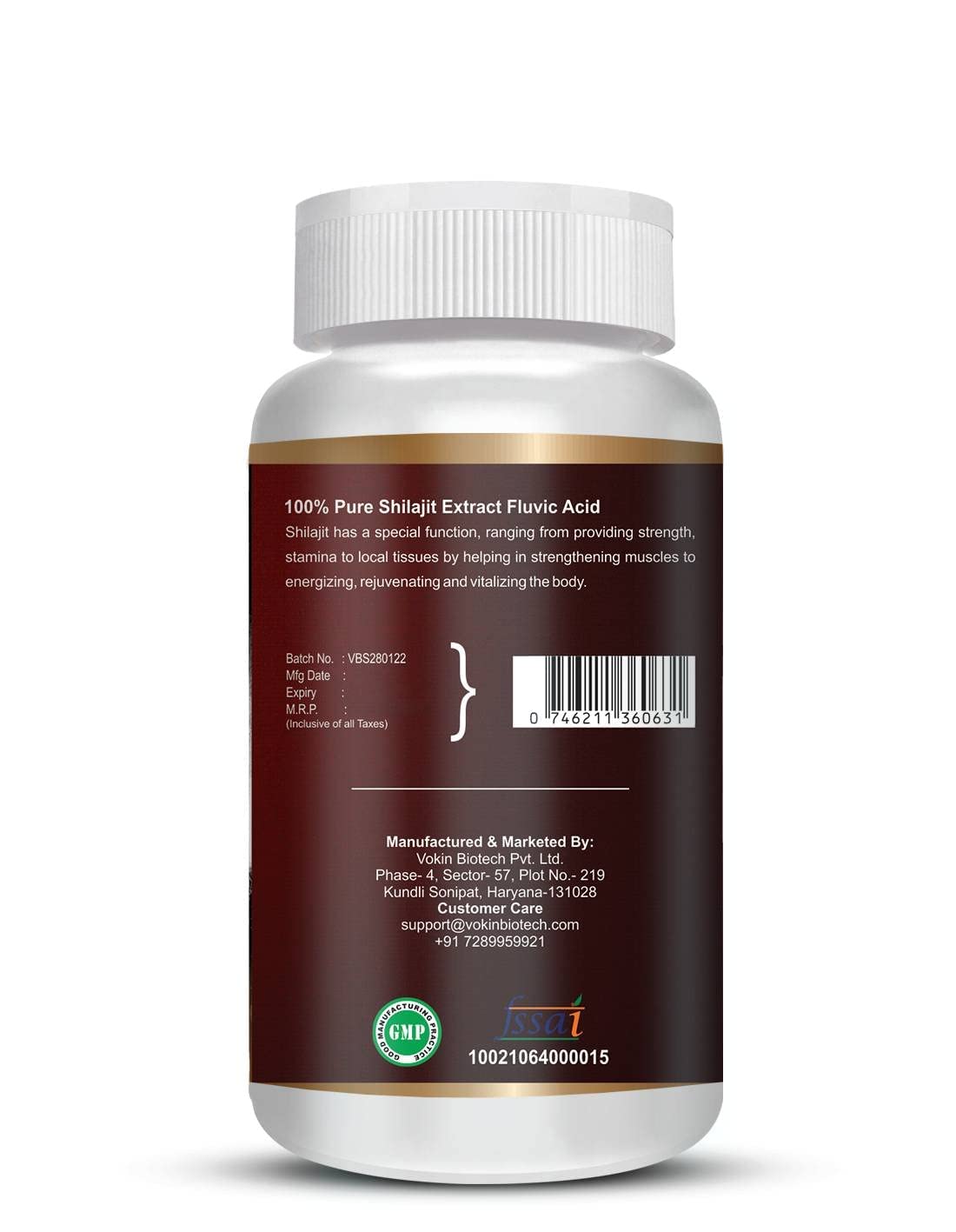 Vokin Biotech Pure SJ Extract 800mg Capsules for Stamina, Enhanced Performance & Muscle Growth  Grab2Buy Vokin Biotech Grab2Buy