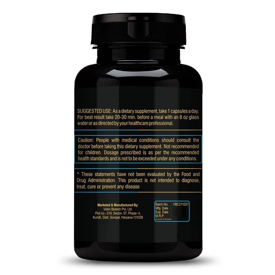 Vokin Biotech Cognitivix -Unique Brain activation Ginkgo Biloba With Ginseng extract Veg capsule  Grab2Buy Vokin Biotech Grab2Buy