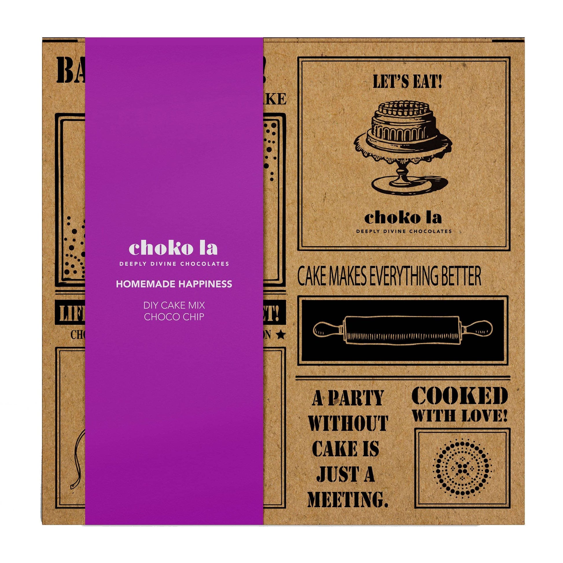 Choko La Homemade Happiness DIY Cake Egg less Choco Chip Mix