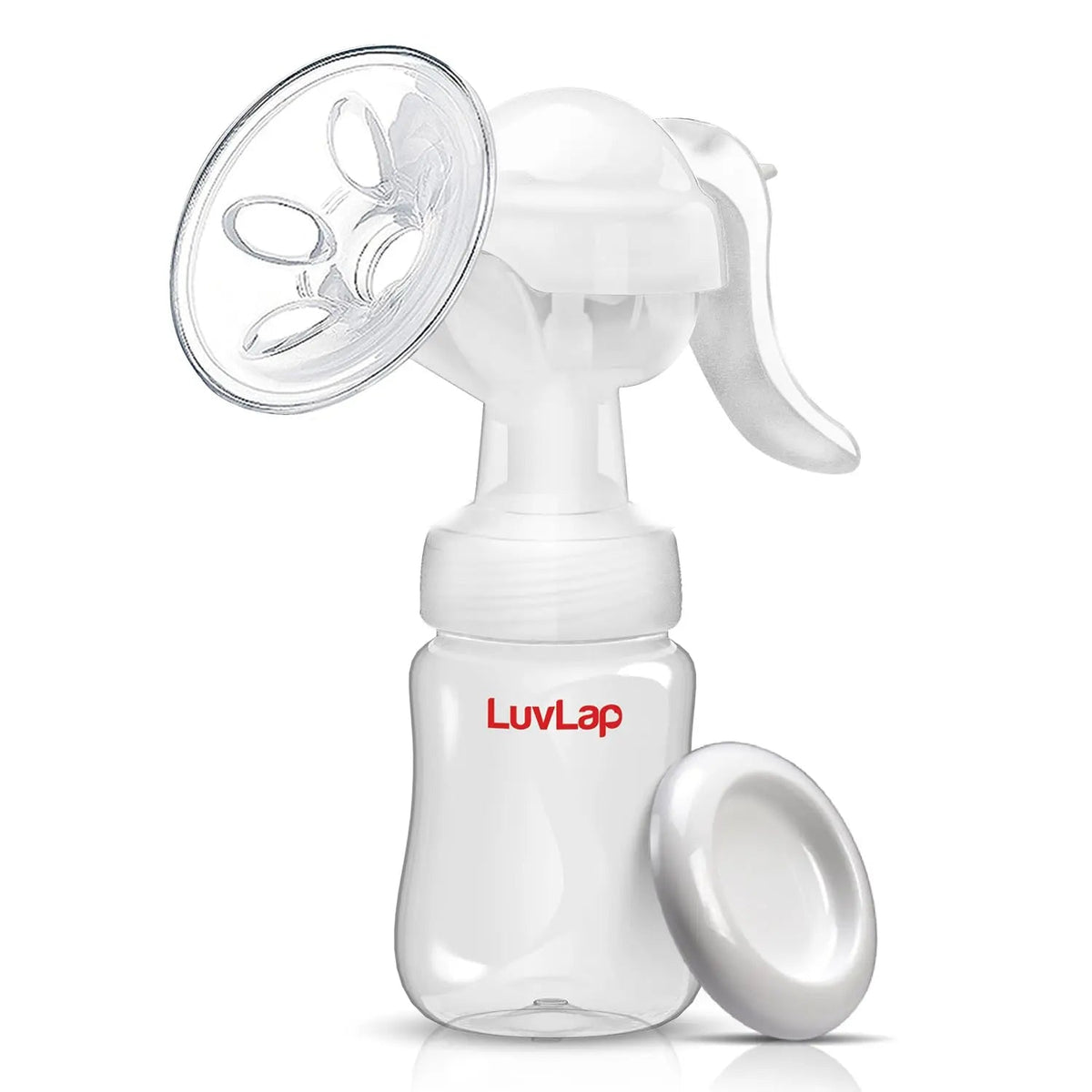 Manual Breast Pump, 3 Level Suction Adjustment, Easy Massage Cushion & Ergonomic Handle for Easy & Painless Breast Milk Expression, 2pcs Breast Pads free, Soft & Gentle, BPA Free | Hanscure