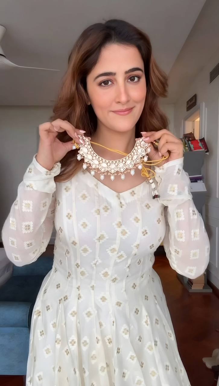 Yash Enterprise Off White Faux Blooming Party Wear Embroidery Suit Set  Grab2Buy Yash Enterprise Grab2Buy