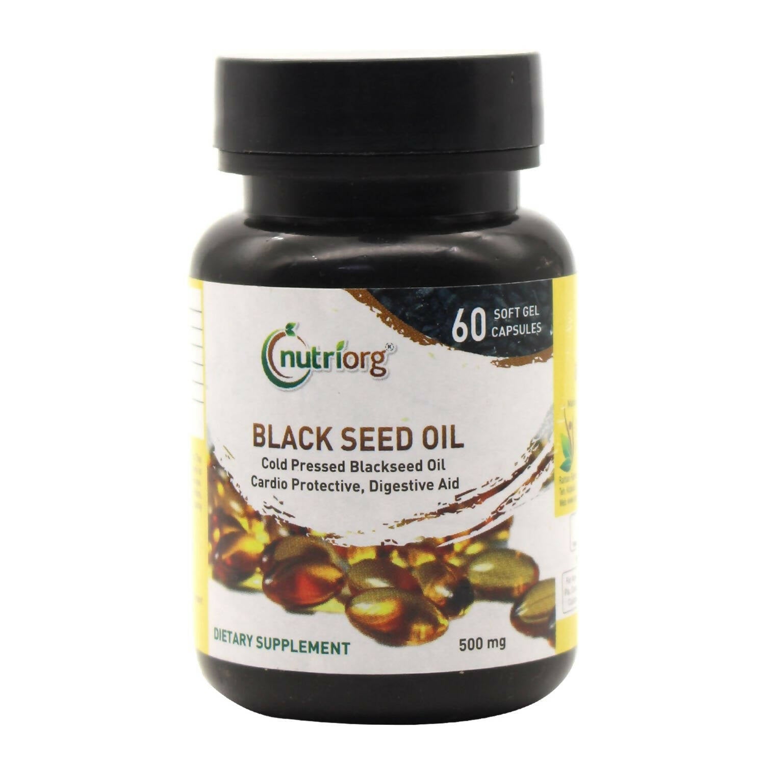 Nutriorg Blackseed Oil Soft Gel Capsules - Grab2buy