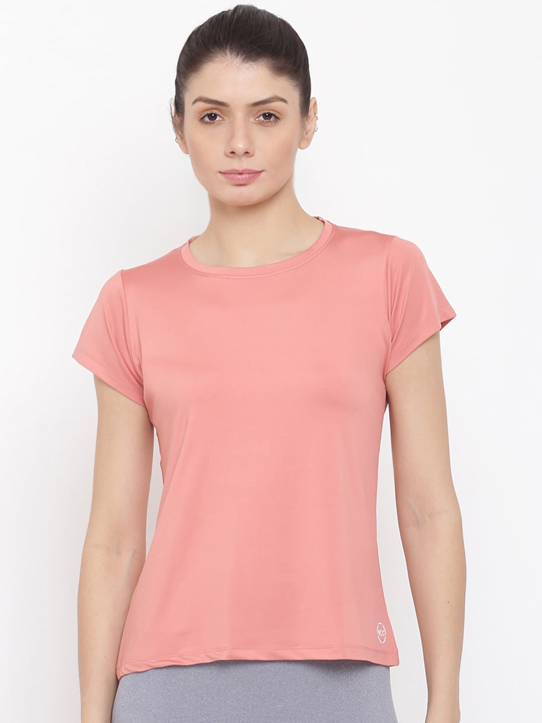 MKH Women Pink Dri-FIT Running T-shirt 