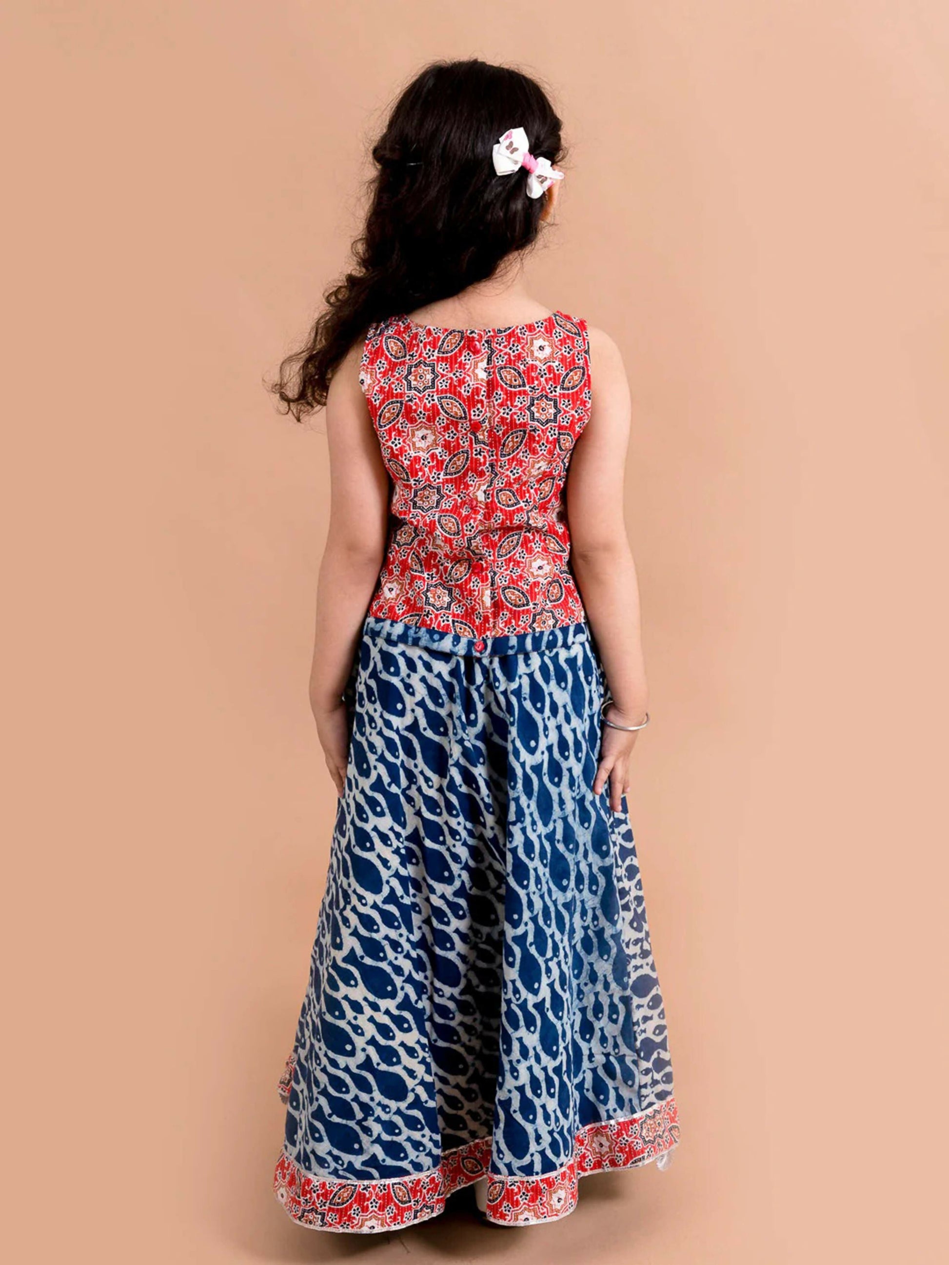 Joban Fashion Girl's Multi Color Lehenga Choli