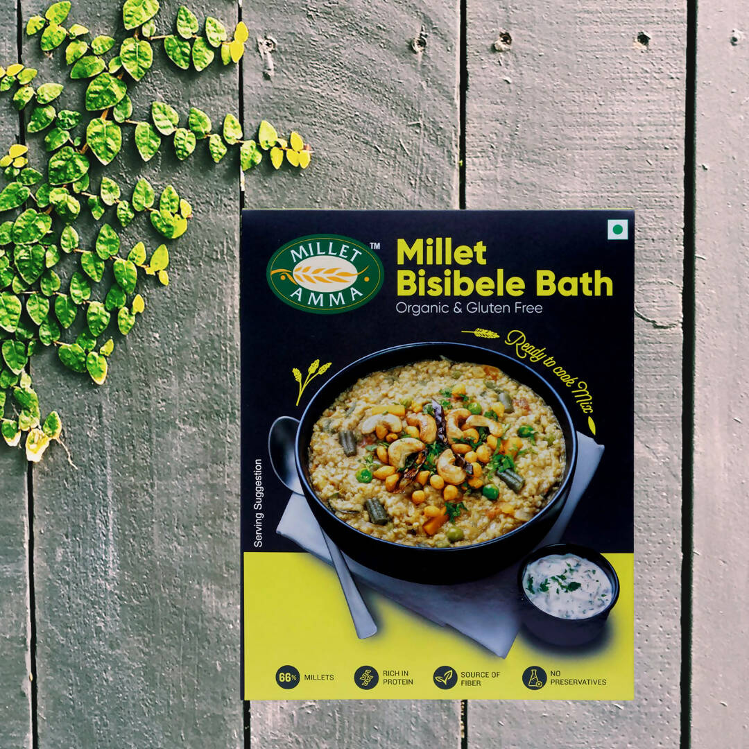 Millet Amma Organic Millet Bisibele Bath Mix - Grab2buy