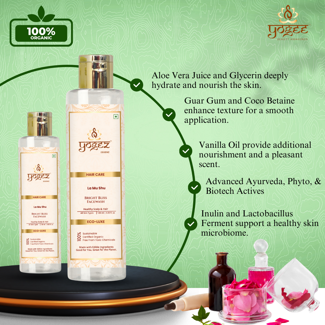Yogez La Mu Shu Bright Bliss Facewash  Grab2Buy Yogez Grab2Buy