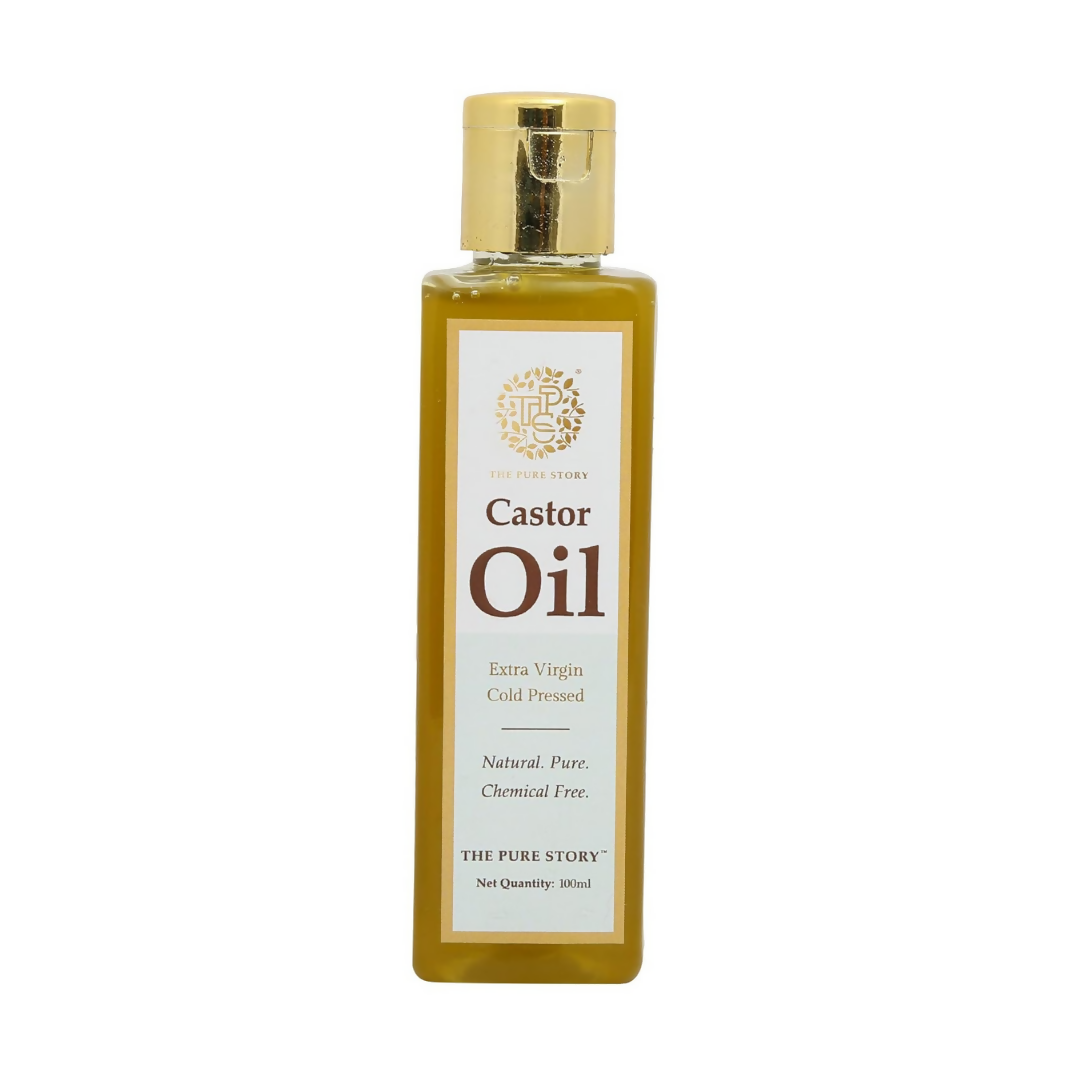 The Pure Story Natural Cold Pressed Castor Hair Oil  Grab2Buy The Pure Story Grab2Buy