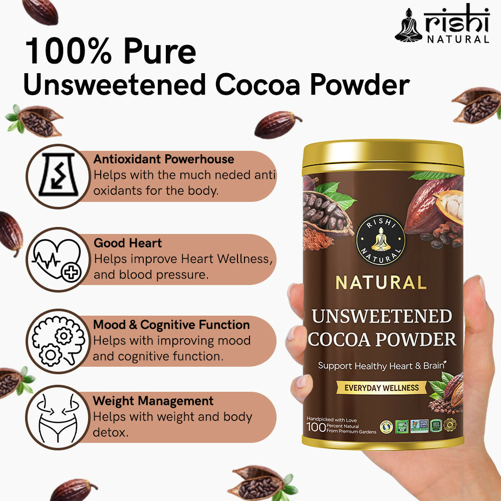 Rishi Natural Unsweetened Cocoa Powder 