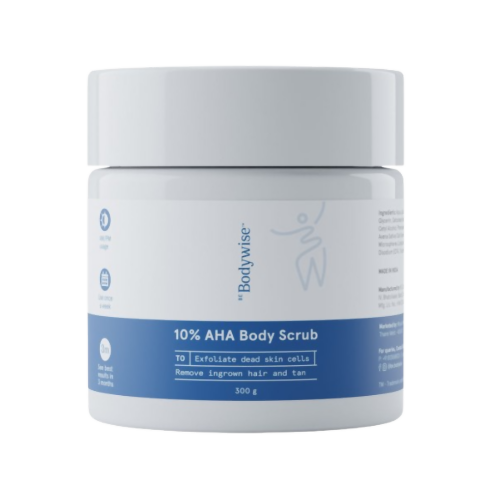 BeBodywise 10% AHA Lactic Acid Body Scrub  Grab2Buy BeBodywise Grab2Buy