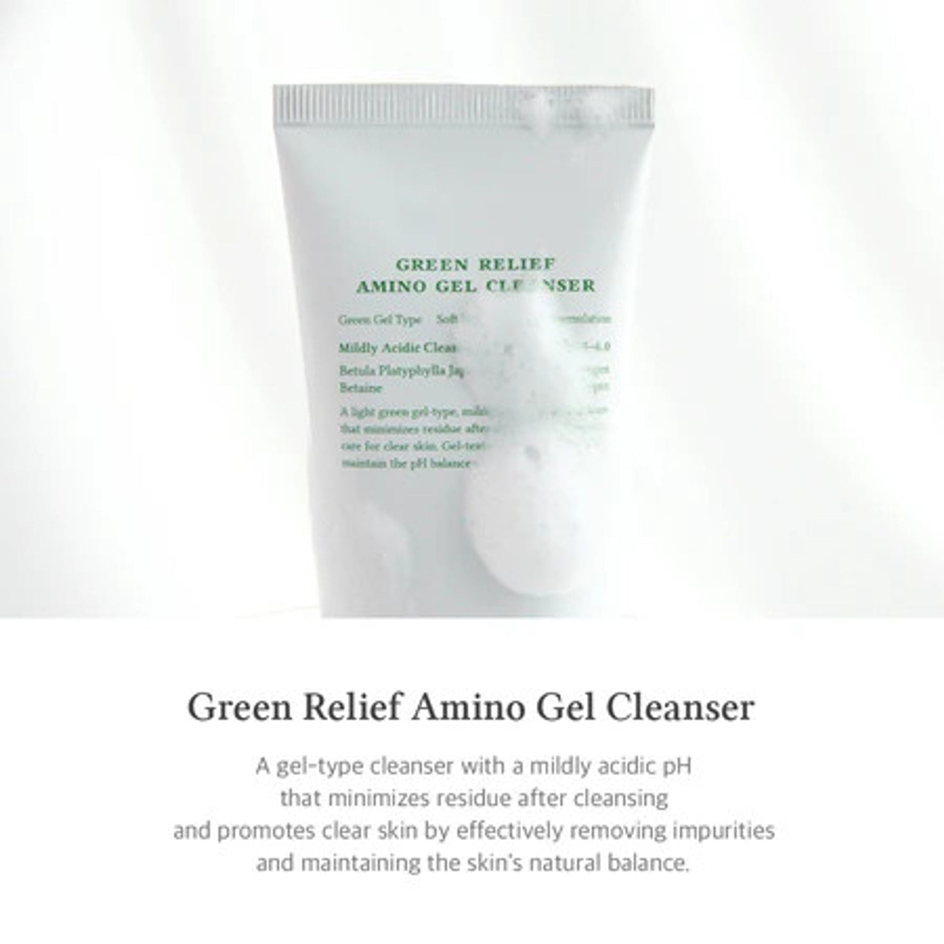 Dr.Althea Green Relief Amino Gel Cleanser: Gentle Soothing Face Wash for Irritated Skin