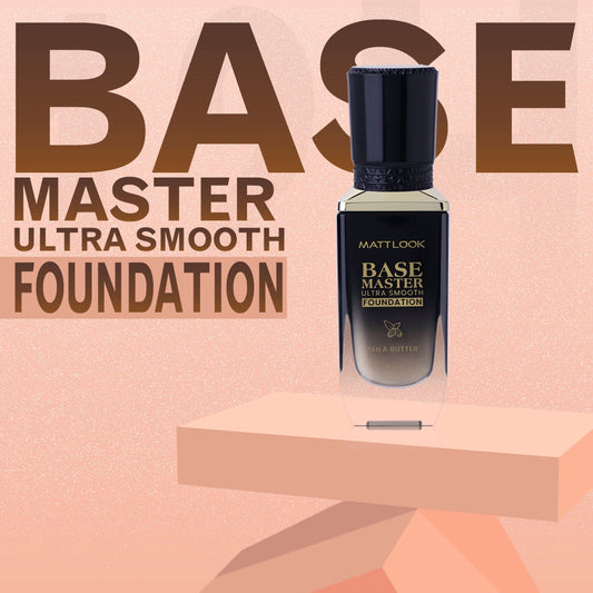 Matt Look Base Master Ultra Smooth Foundation - Light