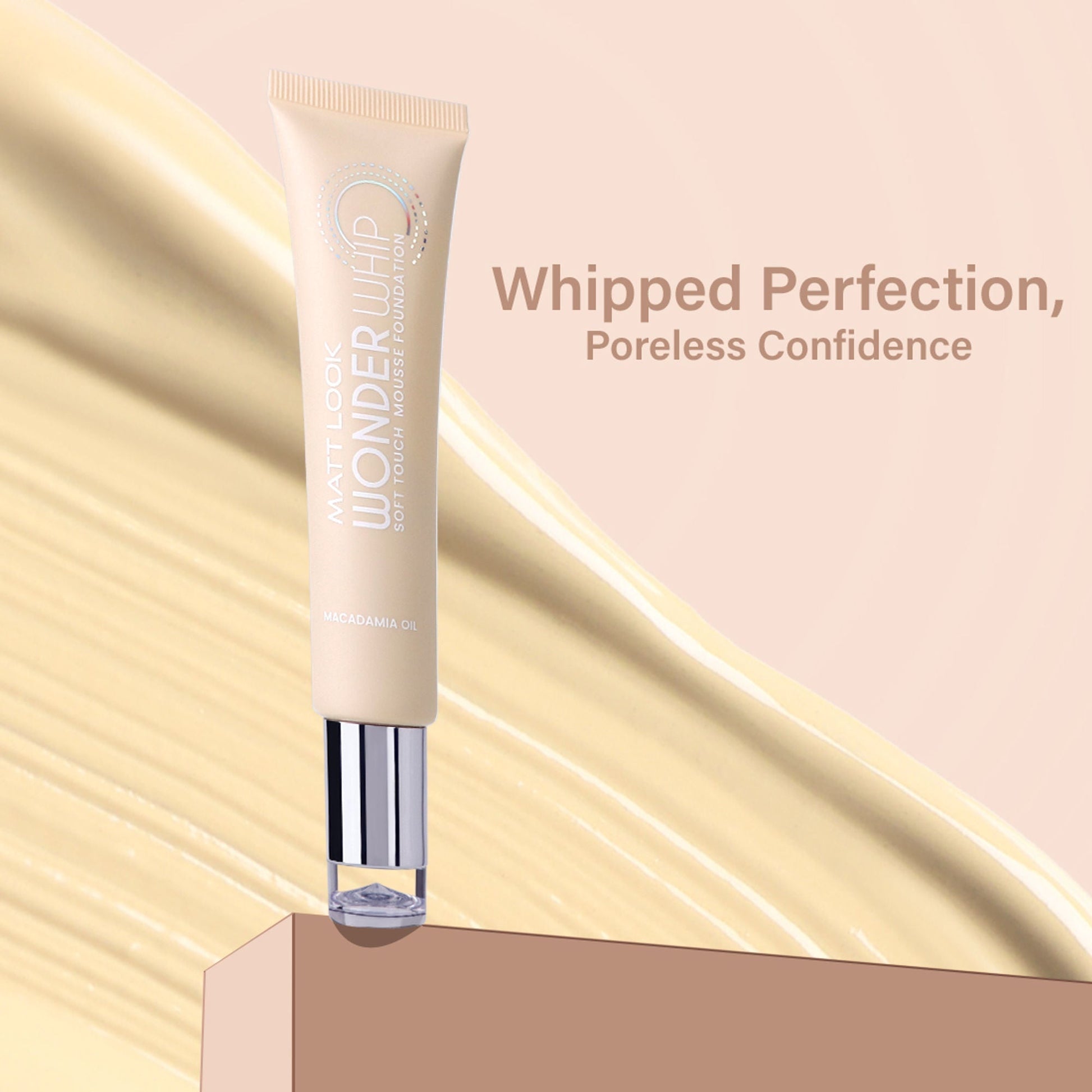 Matt Look Wonder Whip Soft Touch Mousse Foundation - Vanilla 