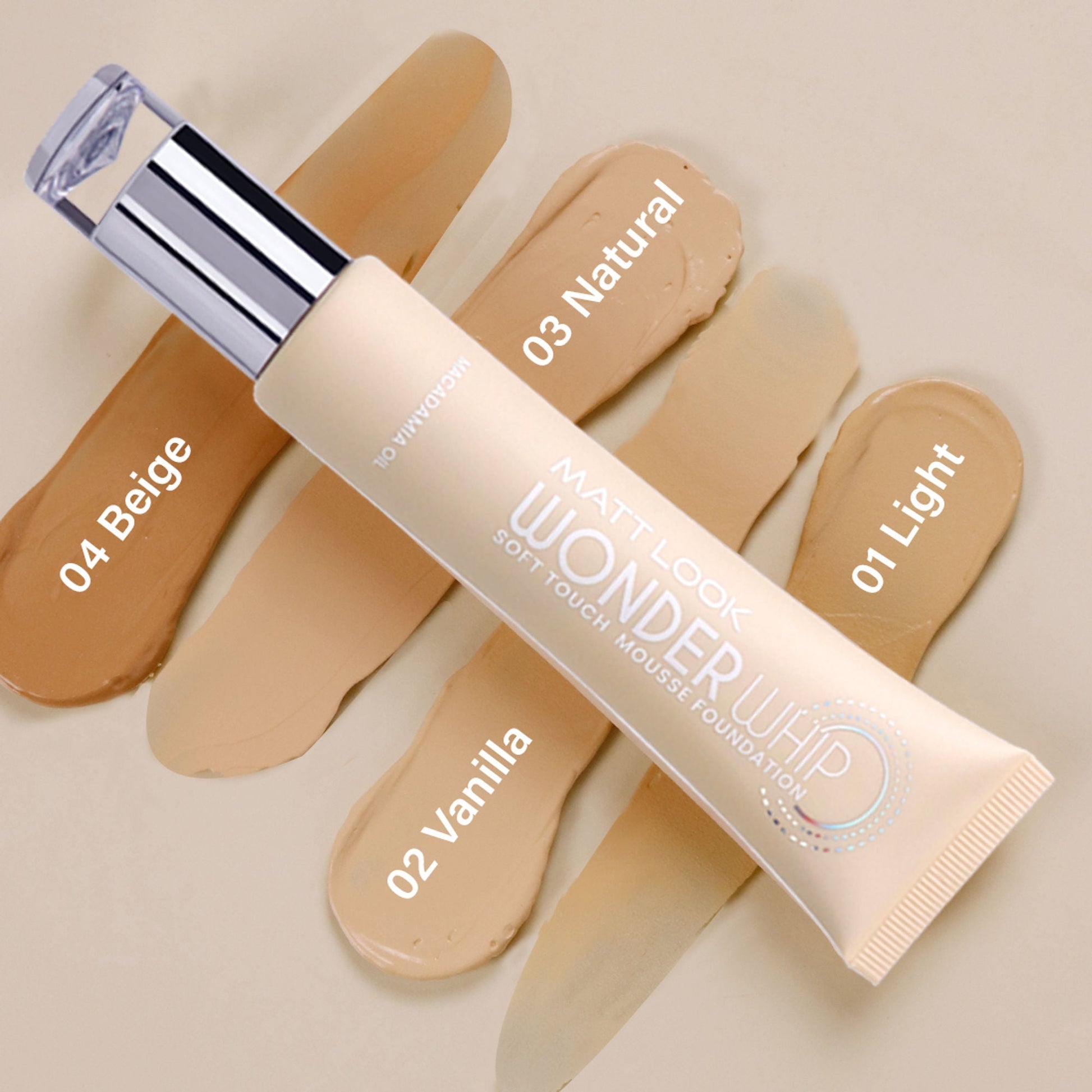 Matt Look Wonder Whip Soft Touch Mousse Foundation - Natural 