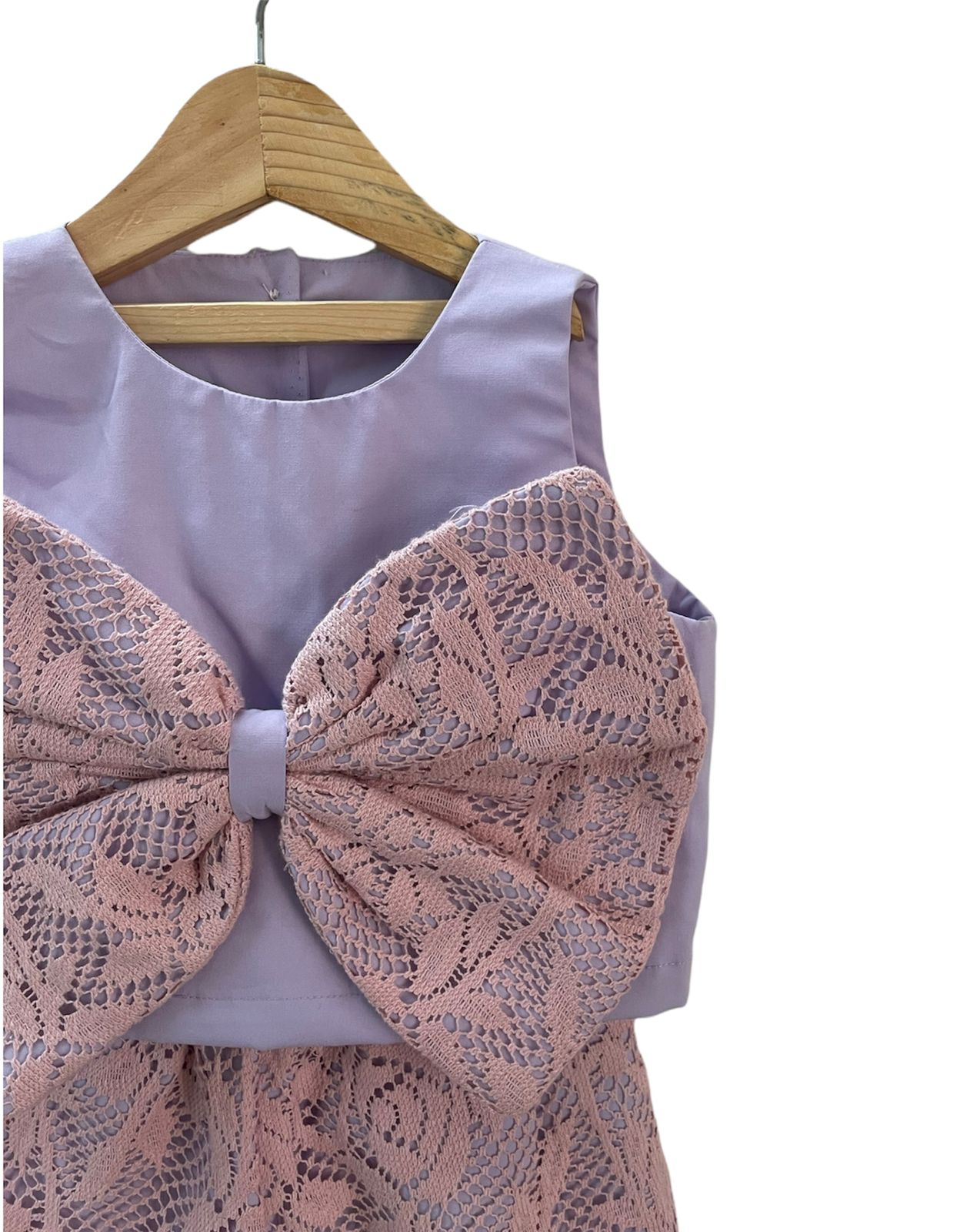 ArthLife Lavender And Pink Bow Co-Ord Set 