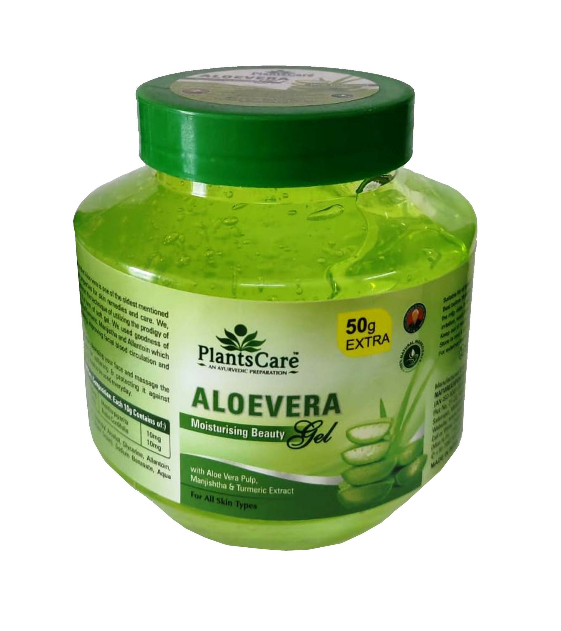 Plants Care Aloevera Moisturising Beauty Gel 