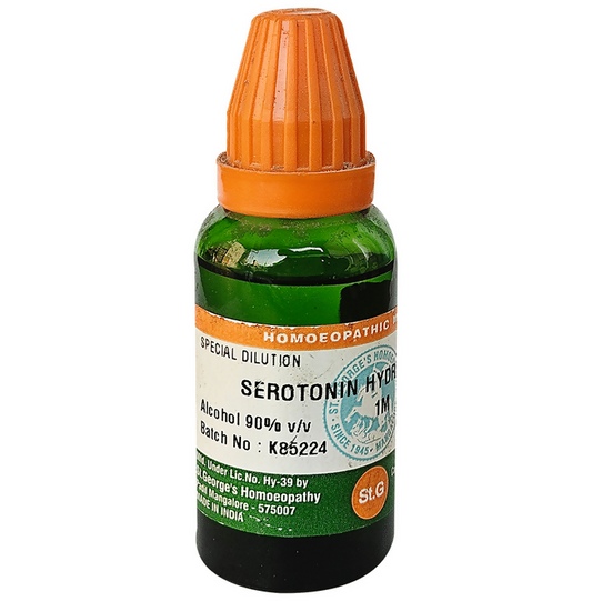 St. George's Homeopathy Serotonin Hydrochloride Dilution Genie India