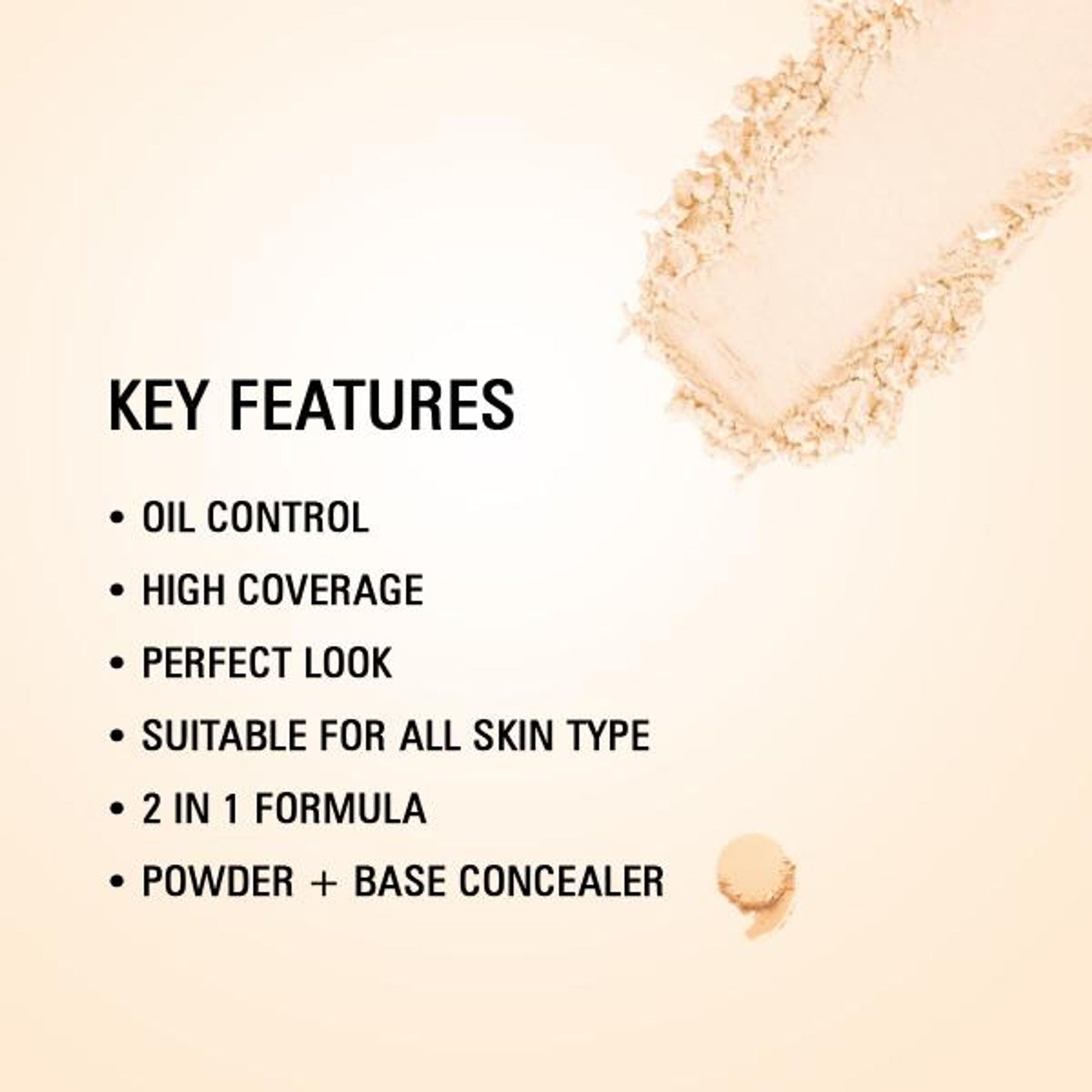 Matt Look Perfect Look 2 In 1 Formula Oil Control Powder - Fair 
