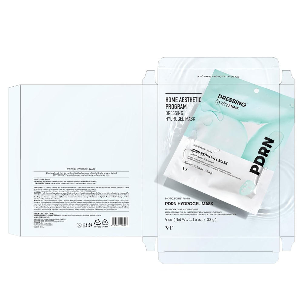 VT Cosmetics PDRN Hydrogel Mask  Grab2Buy VT Cosmetics Grab2Buy