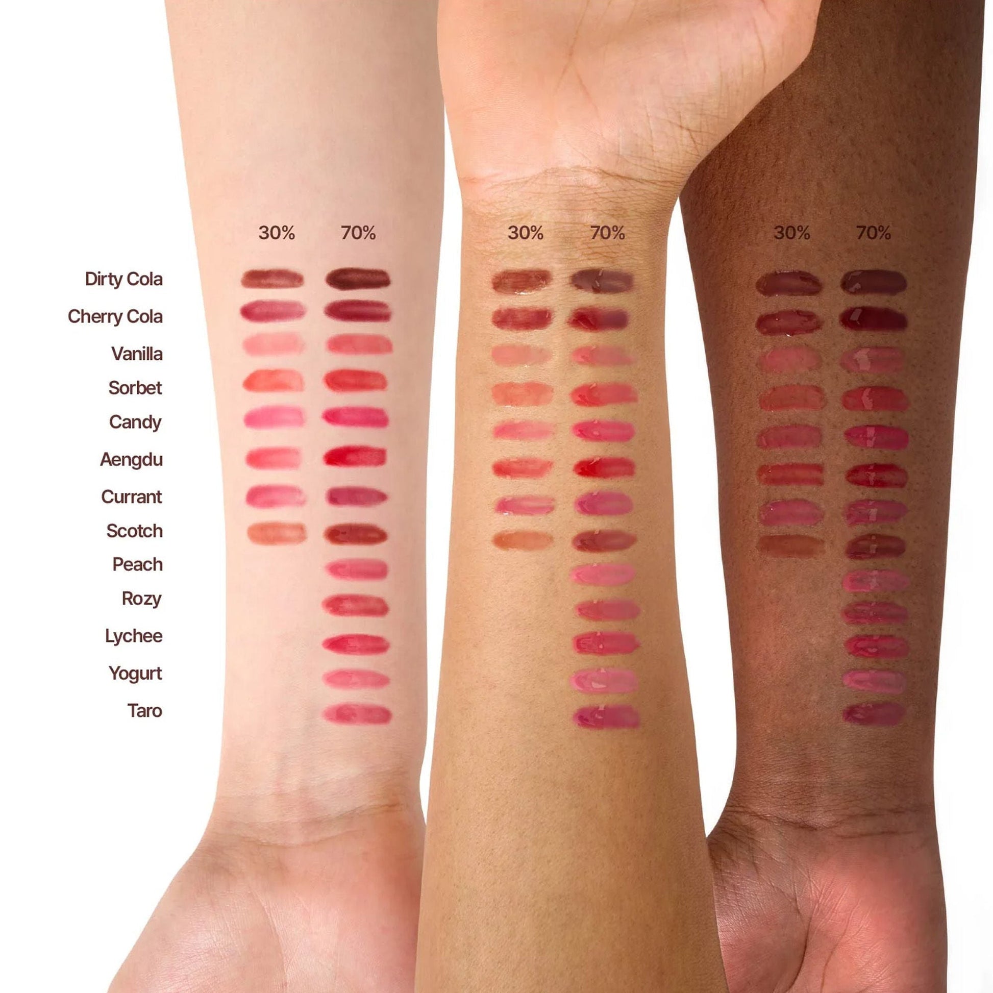fwee 3D Voluming Gloss 70% Pigment - B12 Black Cherry Cola
