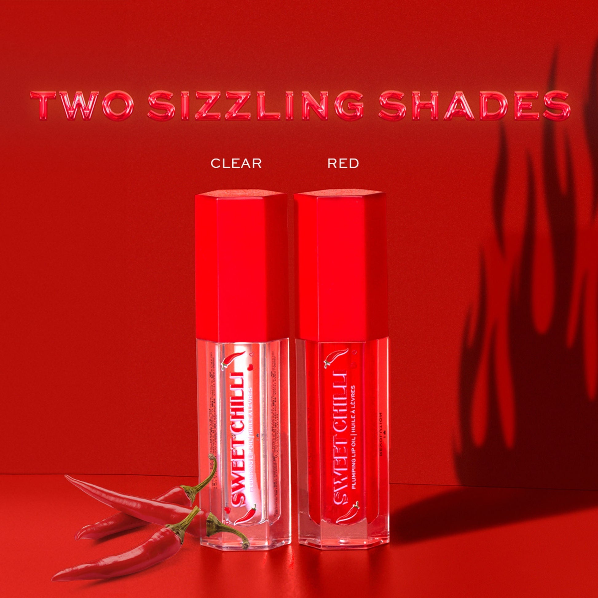 Makeup Revolution Heart Revolution Sweet Chilli Plumping Lip Oil - Red