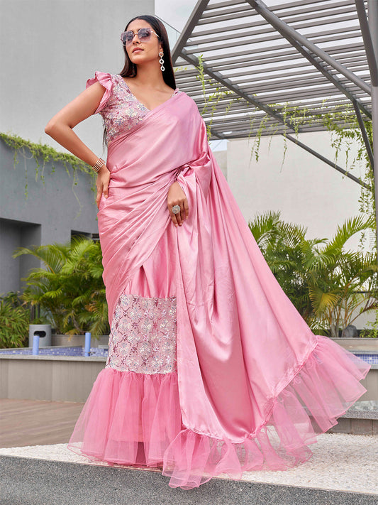 Tikhi Imli Sequinned Satin Ready to Wear Grab2Buy 