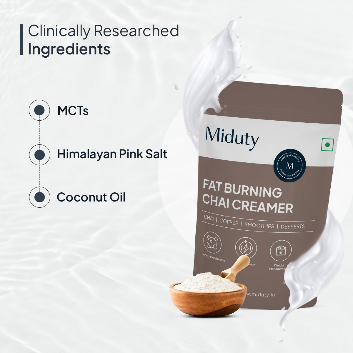 Miduty by Palak Notes Fat Burning Chai Creamer 