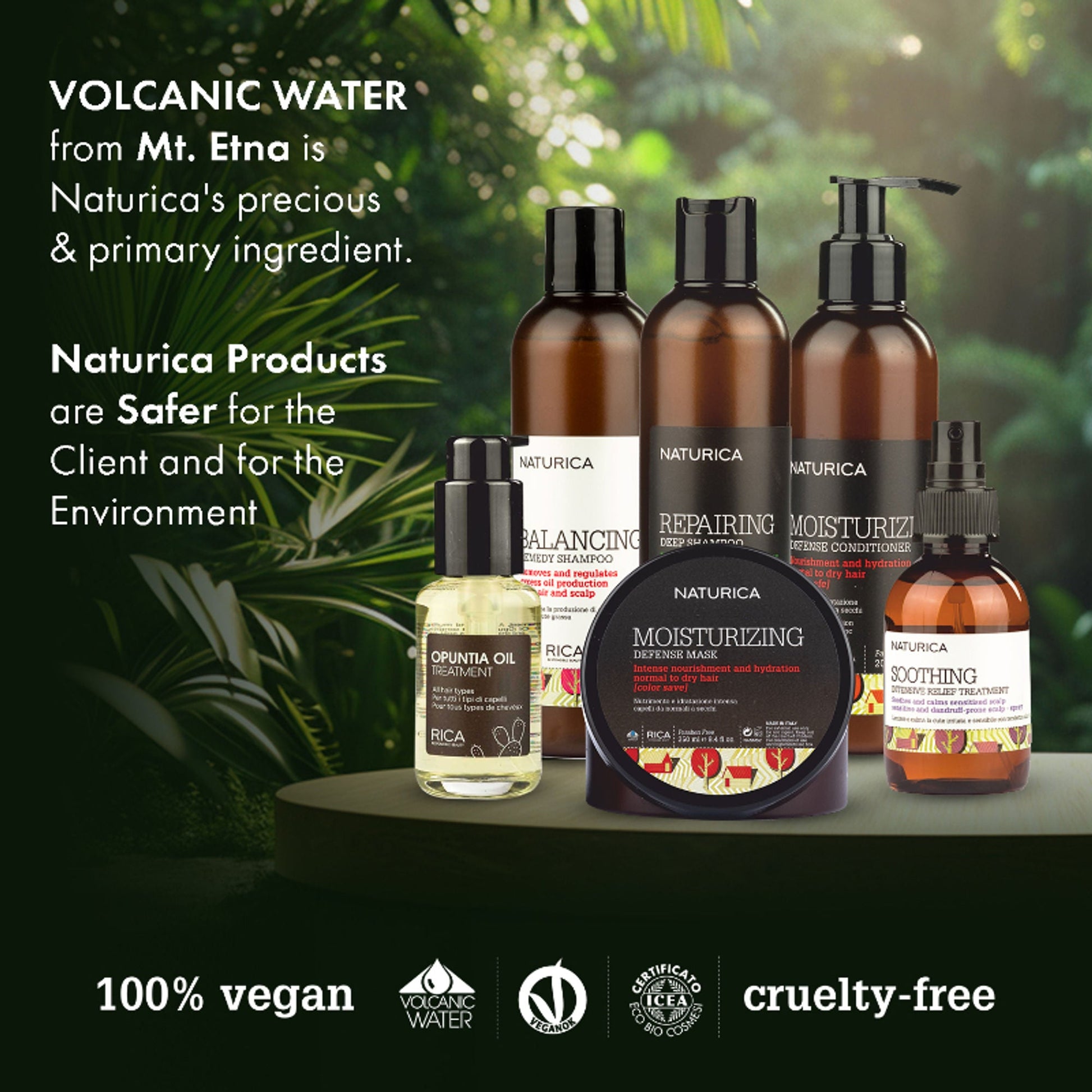 Naturica Volumizing Experience Conditioner for Fine Hair, Restore Softness with Wheat Germ Protein