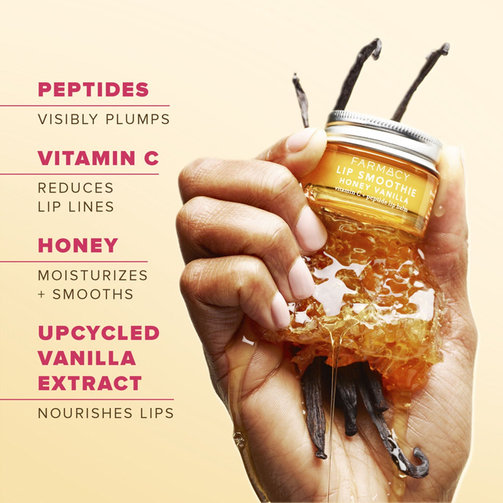 Farmacy Beauty Lip Smoothie Vitamin C + Peptide Lip Balm