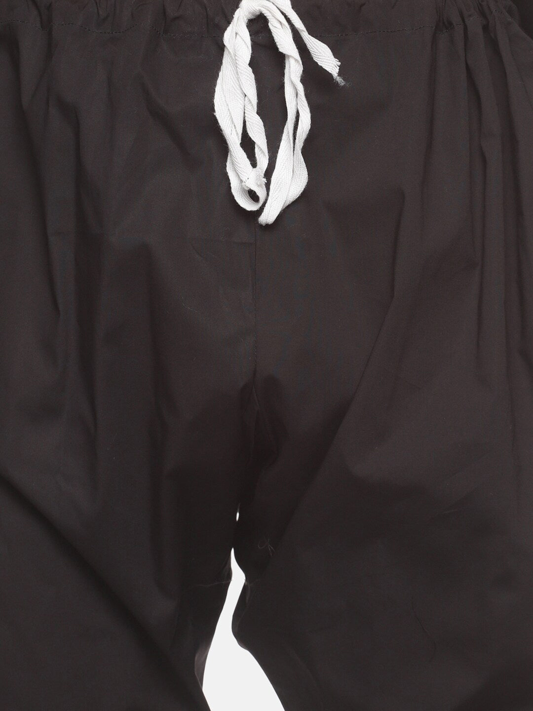 Sethukrishna Men Black Pure Cotton Kurta with Pyjamas