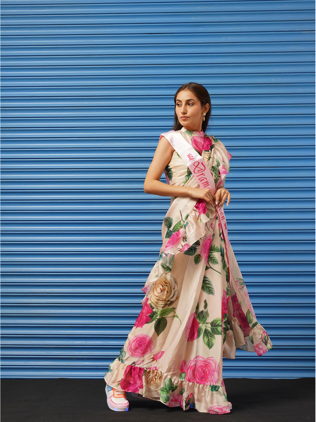Tikhi Imli Floral Printed Poly Crepe Grab2Buy 