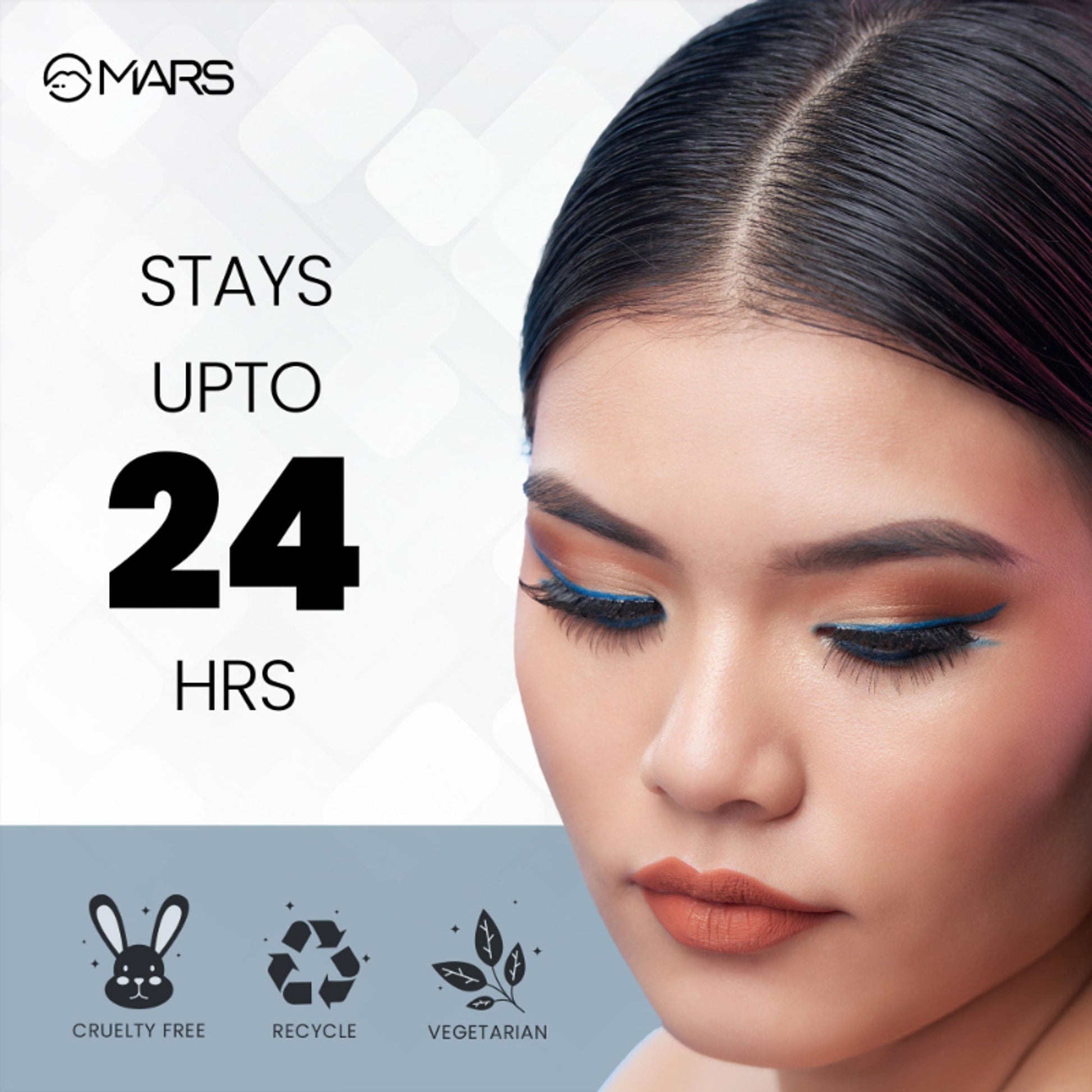 MARS Cosmetics 2-In-1 Hue Gel Eyeliner With 2 Brush Set - 1 