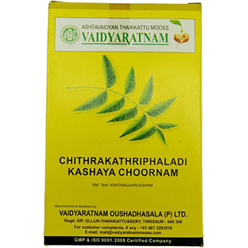 Vaidyaratnam Chitrakathriphaladi kashaya Choornam 