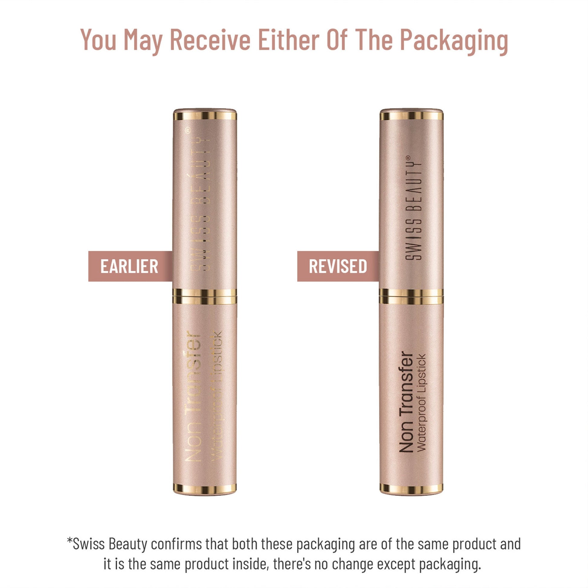 Swiss Beauty Non Transfer Waterproof Lipstick - 421 Lust On