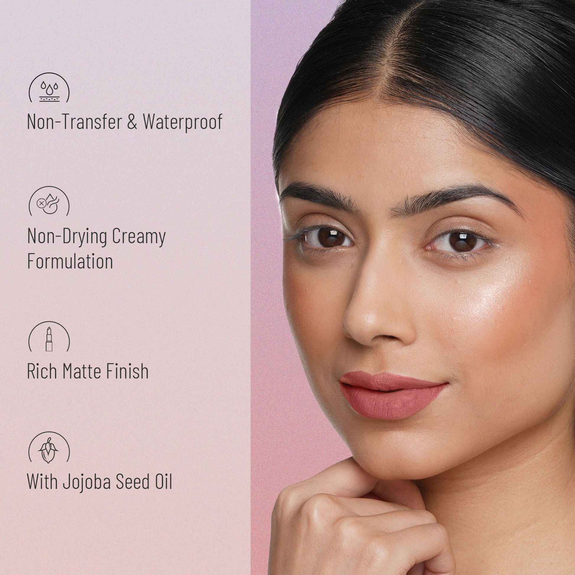 Swiss Beauty Non Transfer Waterproof Lipstick - 429 Coral Crush