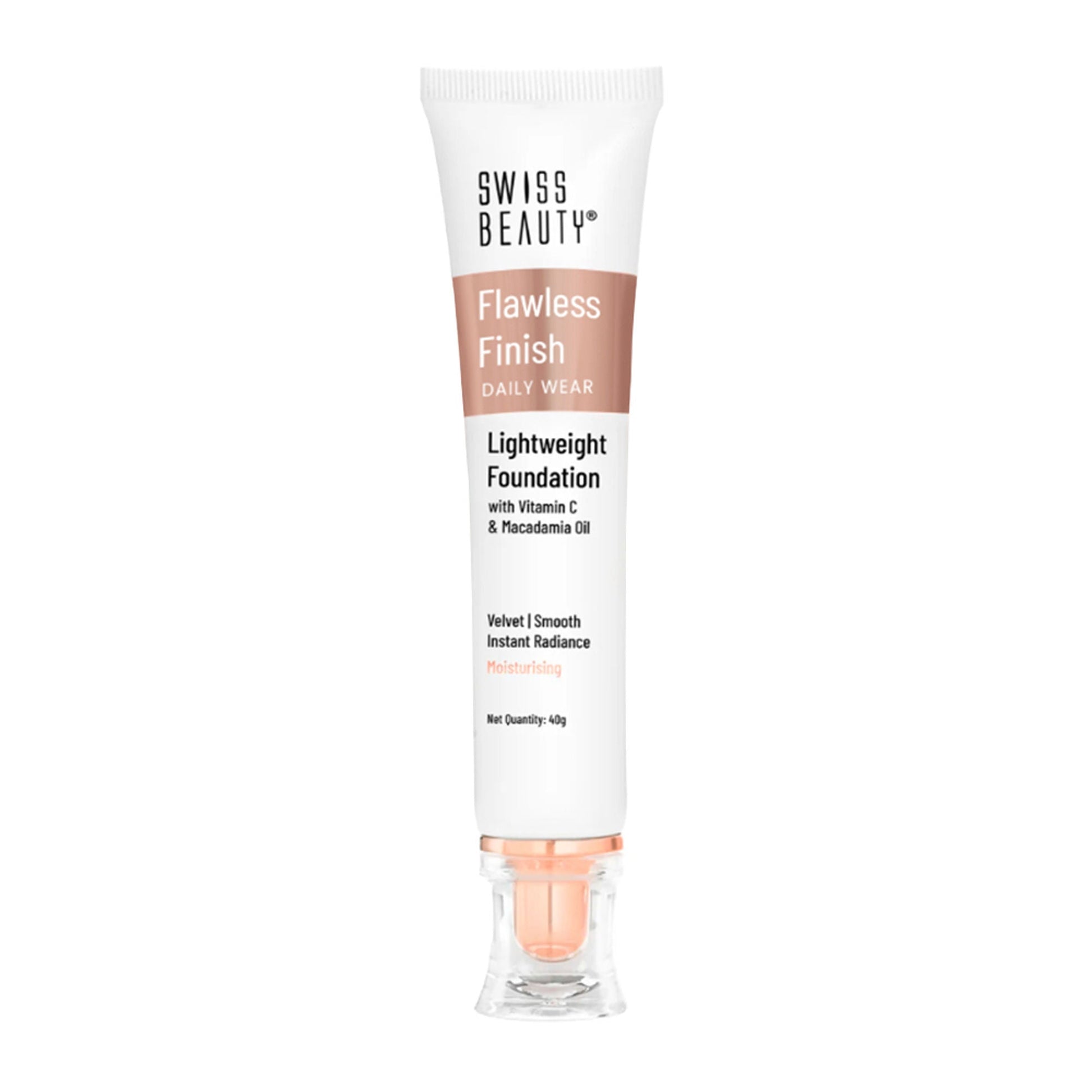 Swiss Beauty Flawless Finish Daily Wear Lightweight Foundation - 01 White Ivory