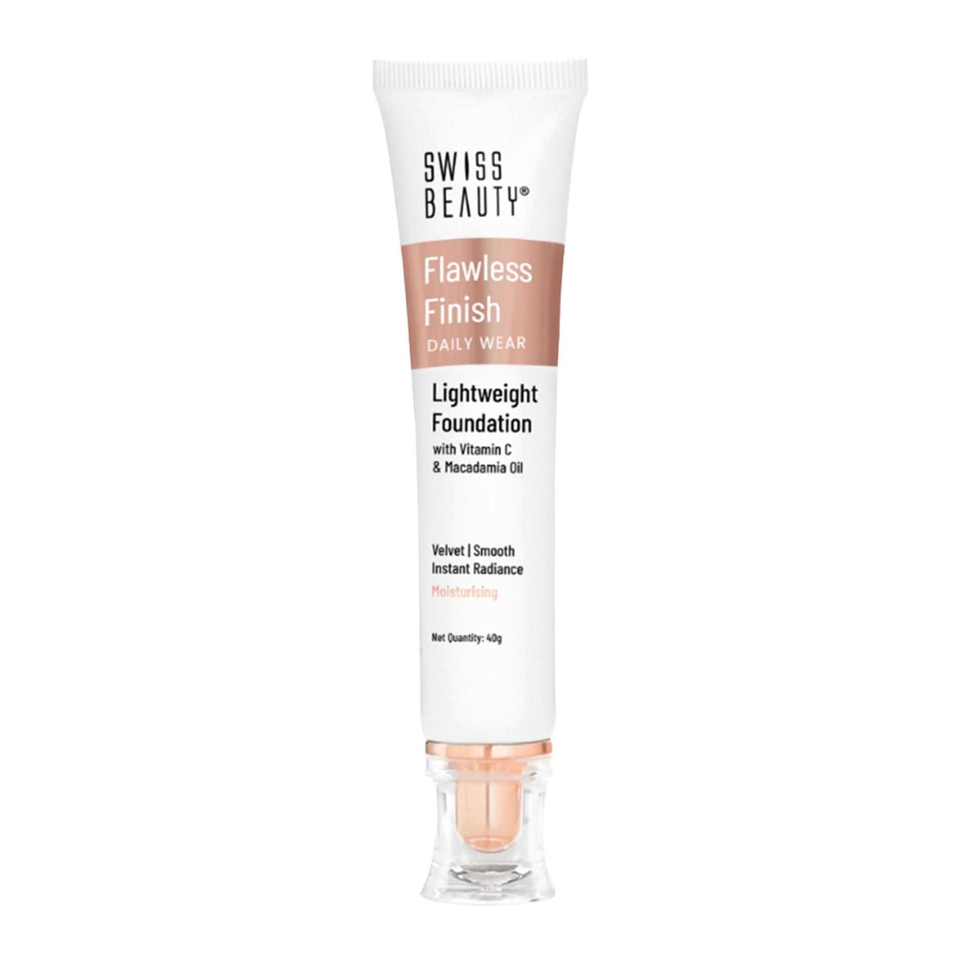 Swiss Beauty Flawless Finish Daily Wear Lightweight Foundation - 02 Soft Ivory