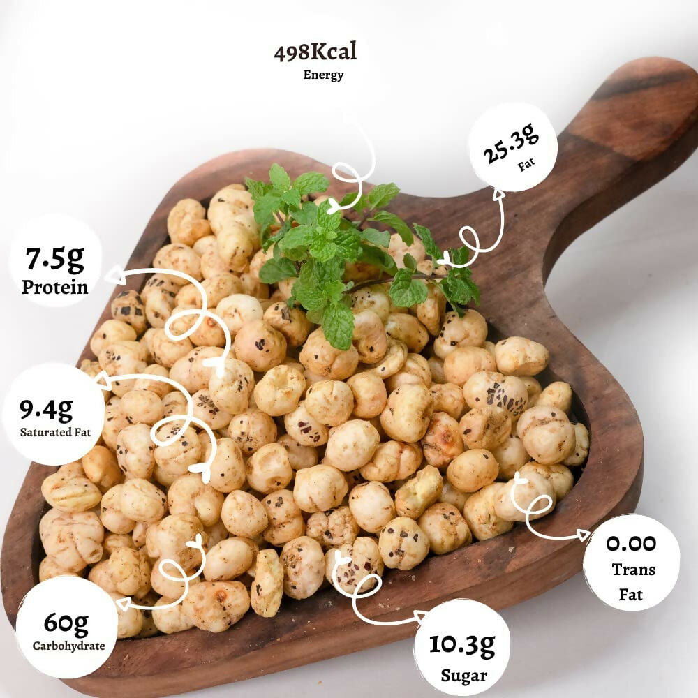 Healthy Master Crispy Makhana – Mint (Pudina) Flavour Roasted Fox Nuts Snack 