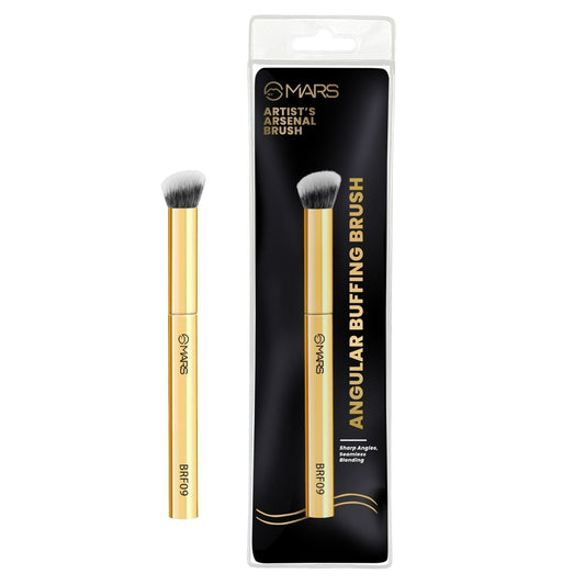 MARS Cosmetics Artists Arsenal Angular Buffing Brush Golden - BRF09 