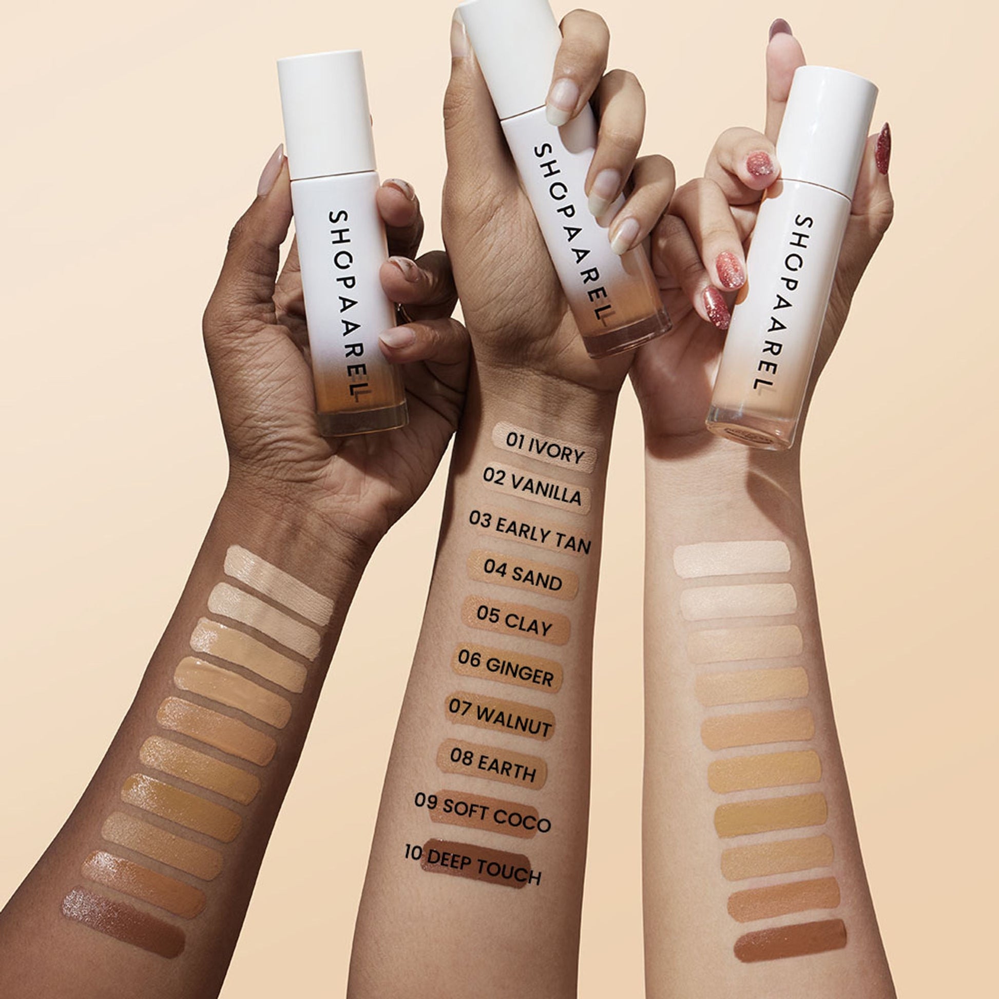 Shopaarel Miracle Skin Foundation - Sand 04