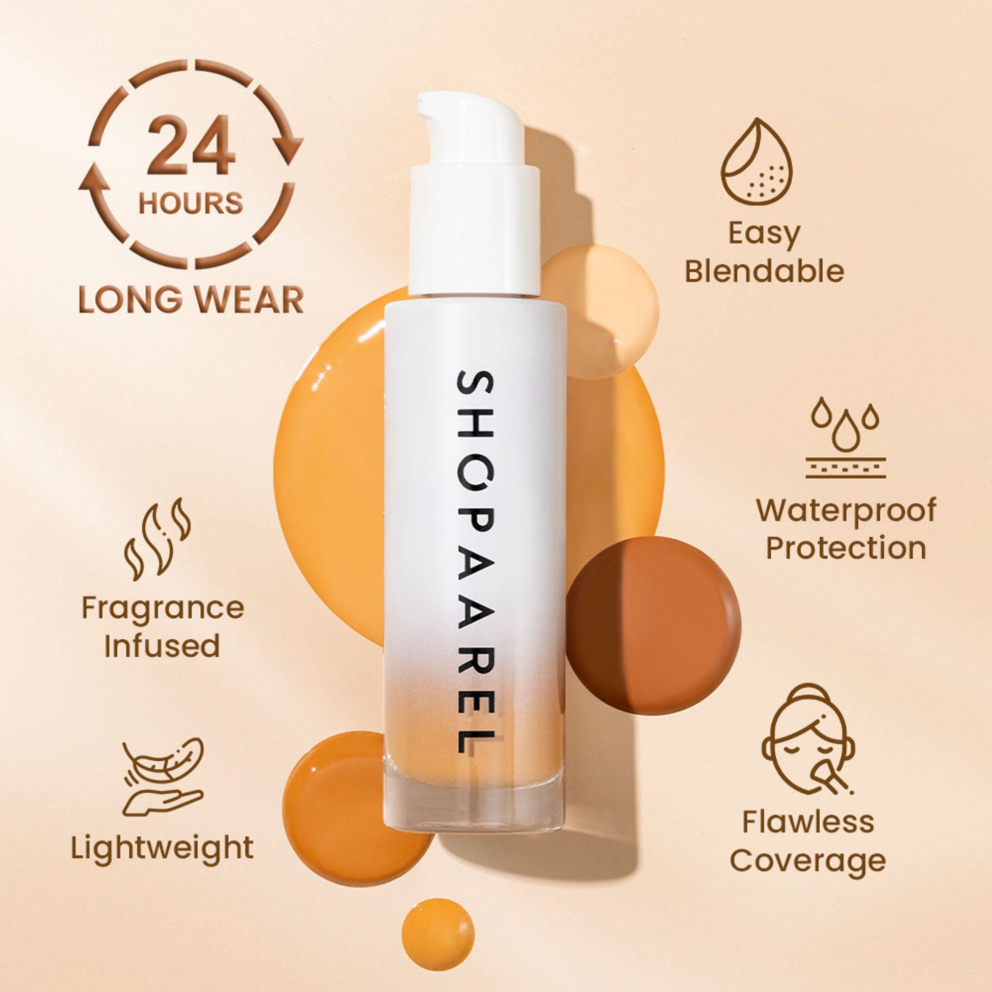 Shopaarel Miracle Skin Foundation - Deep Touch 10