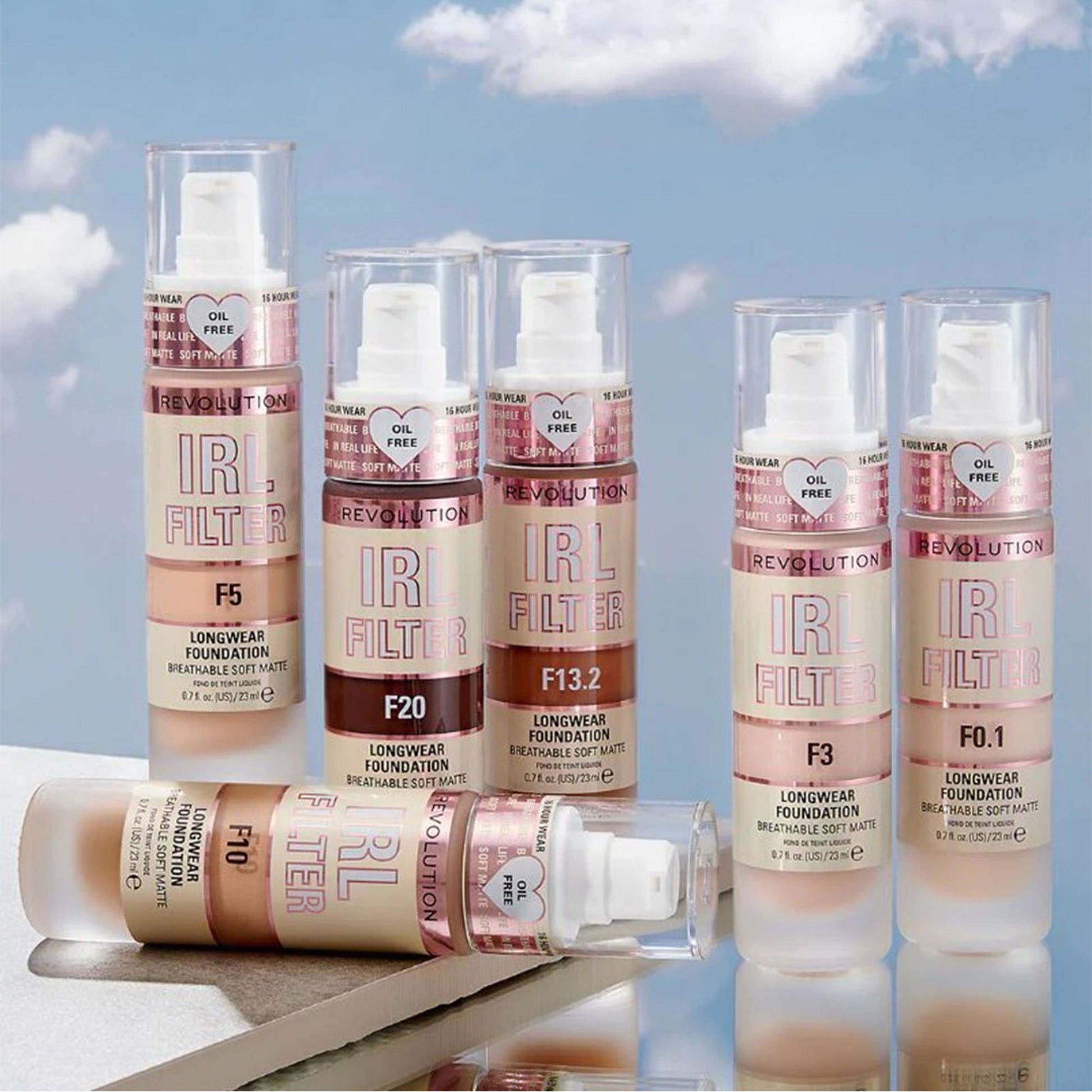 Makeup Revolution IRL Filter Longwear Foundation - F5