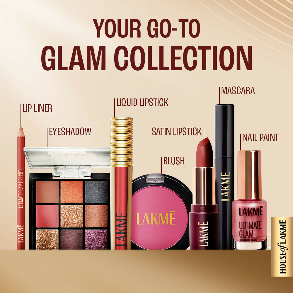 Lakme Ultimate Glam Matte Liquid Lipstick - Muave Party