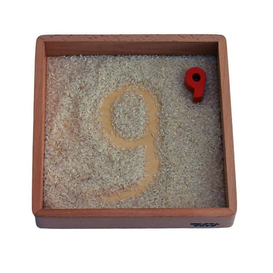 Nesta Toys Sensory Wooden Toy Set with Montessori Tray - Beech Wood - Grab2buy