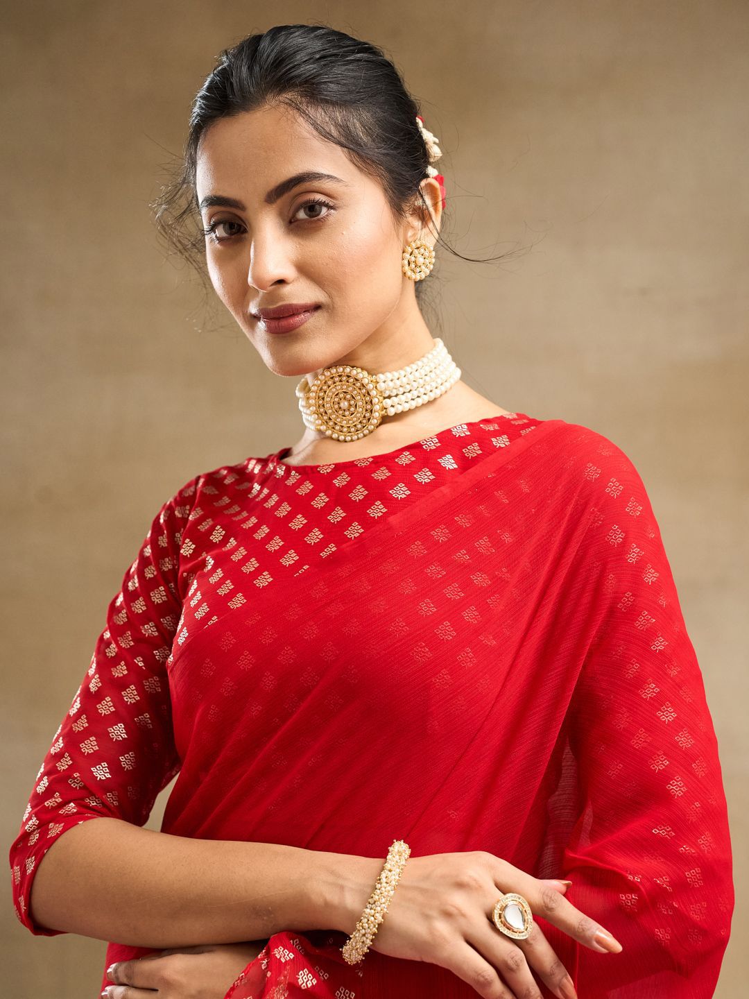 kasee Poly Chiffon Saree