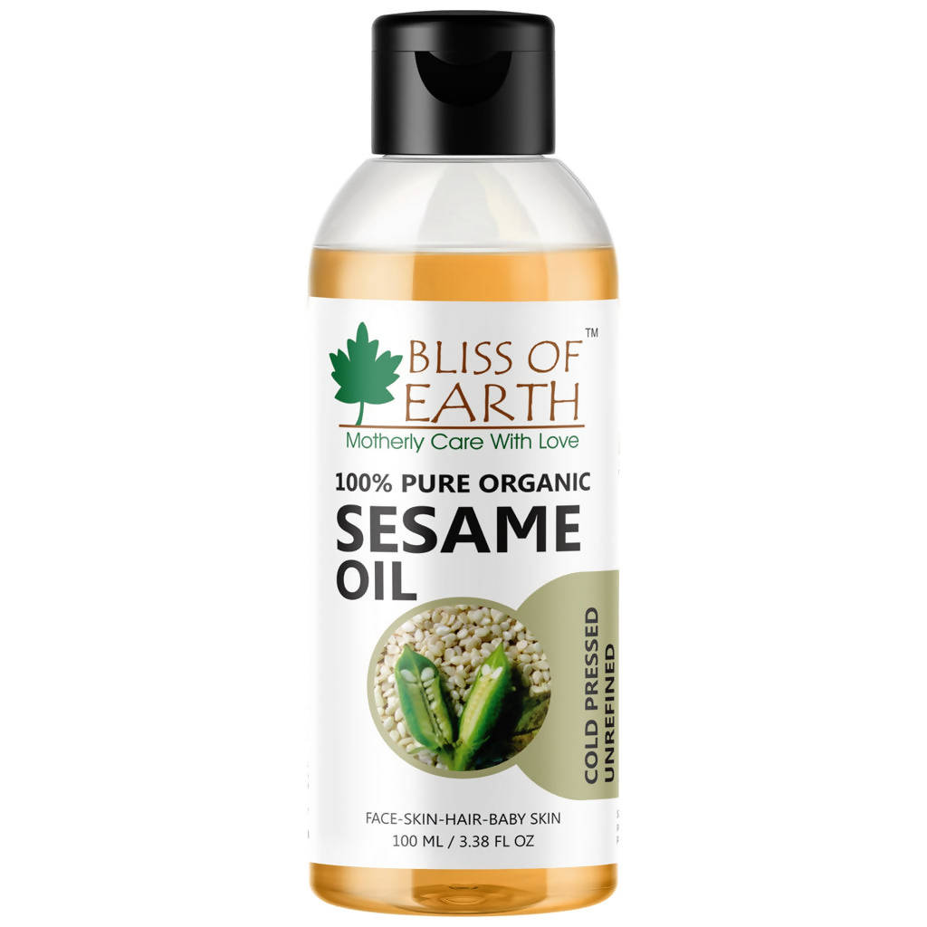 Bliss of Earth 100% Pure Organic Sesame Oil 
